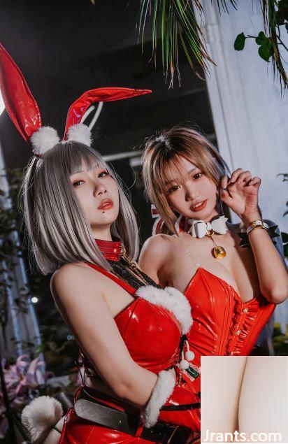 (Coser) Qiqi harus bagus – Kelinci Kembar Natal (23P)