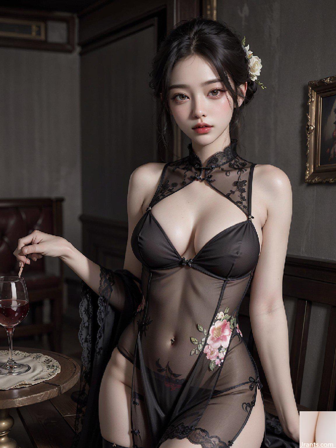 Lingerie sexy de style chinois