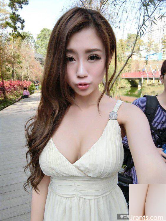 ) Madou cantik berpayudara cantik 32D~Stella Stella~selfie seksi di pameran alat berat dengan tubuh bagian atas setengah telanjang di cermin (48P)