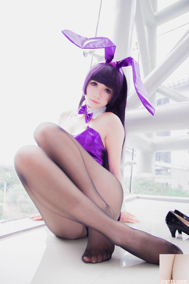 (Photo amateur) Fille lapin chat noir – Wu Geng Liuli (16P)