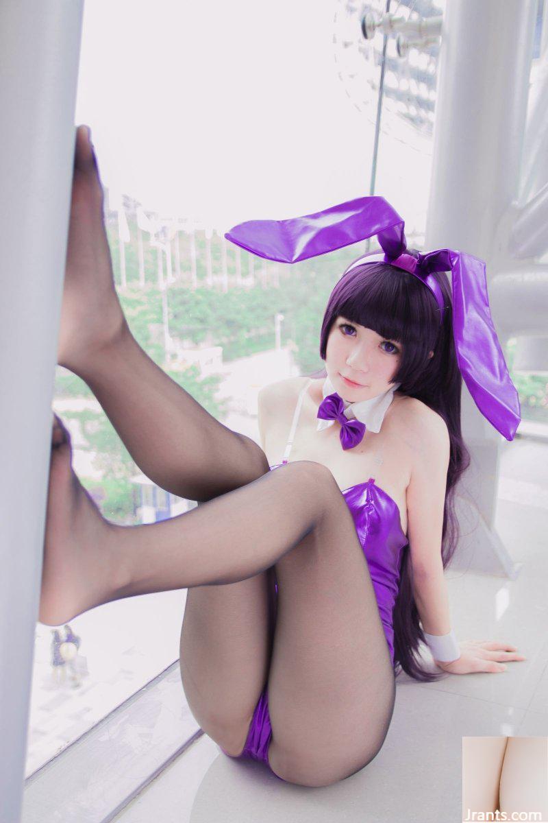 (Photo amateur) Fille lapin chat noir – Wu Geng Liuli (16P)