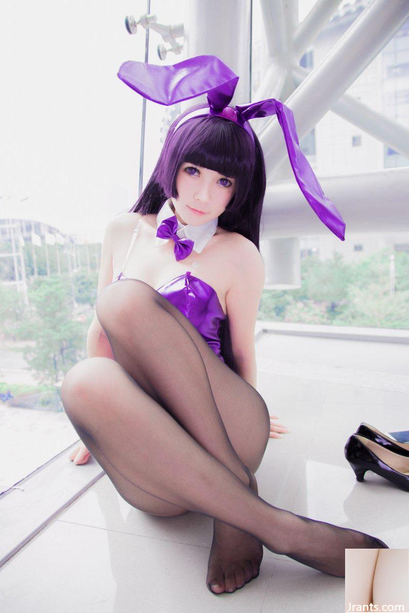 (Photo amateur) Fille lapin chat noir – Wu Geng Liuli (16P)