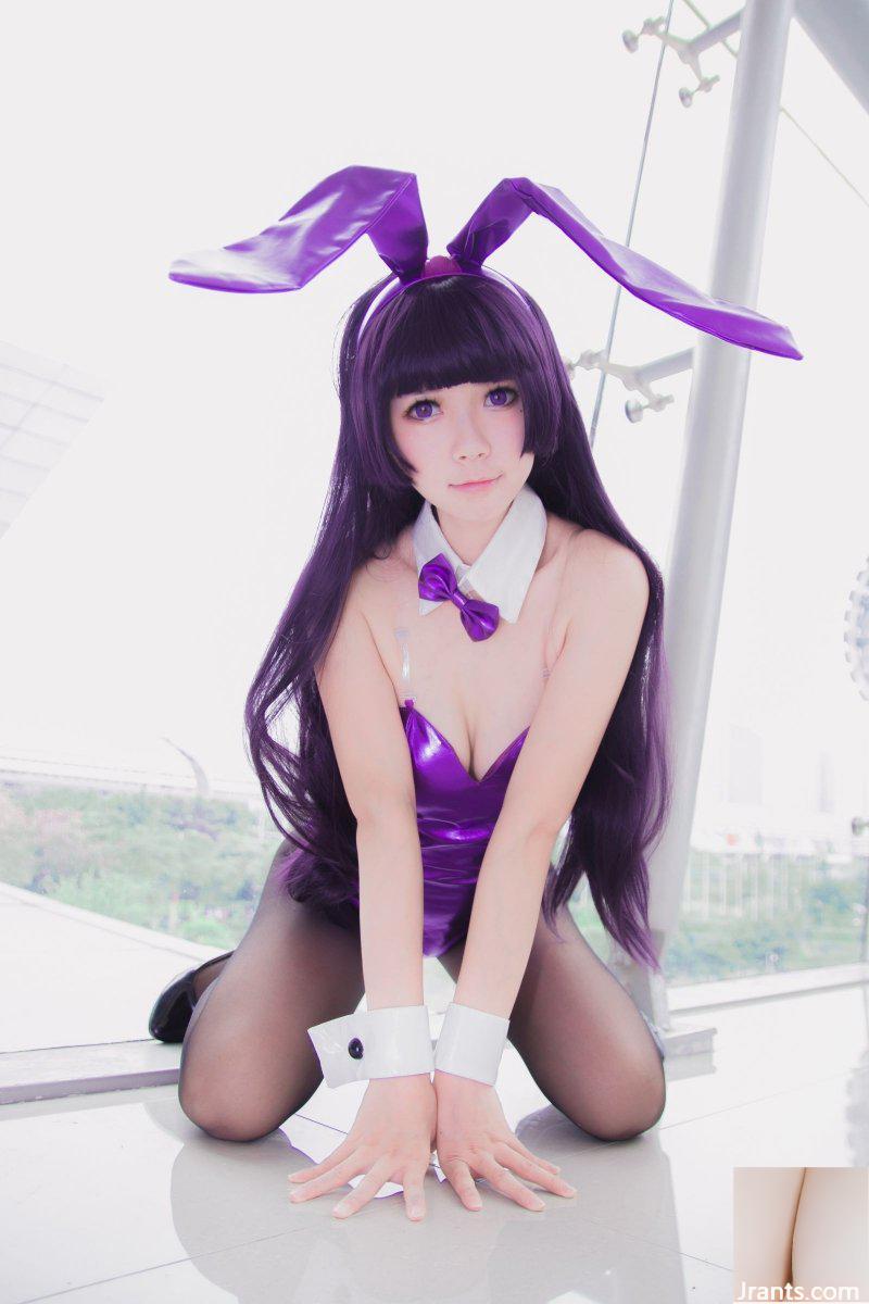 (Photo amateur) Fille lapin chat noir – Wu Geng Liuli (16P)