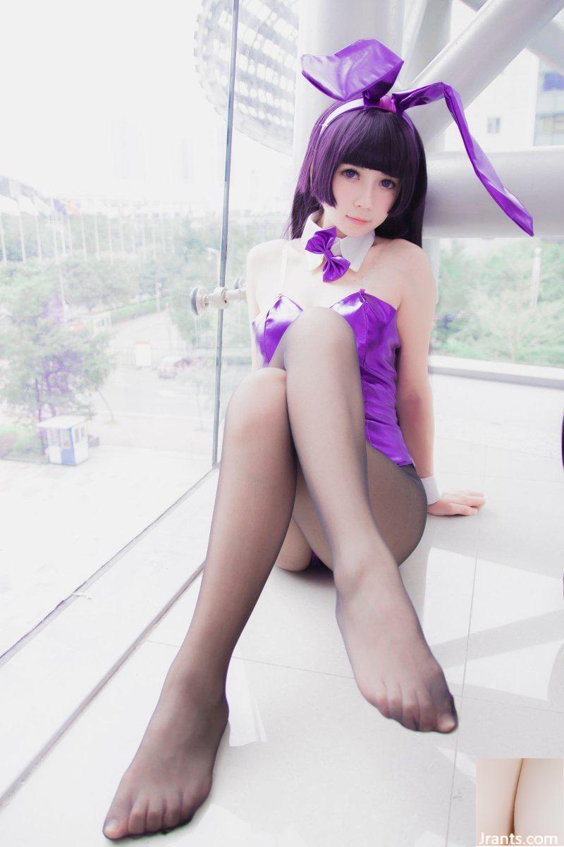 (Photo amateur) Fille lapin chat noir – Wu Geng Liuli (16P)