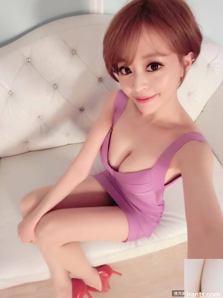 Lucy Ni Qianling, jolie fille aux seins, prend un selfie et expose tous ses seins dans ses rêves les plus fous (36P)