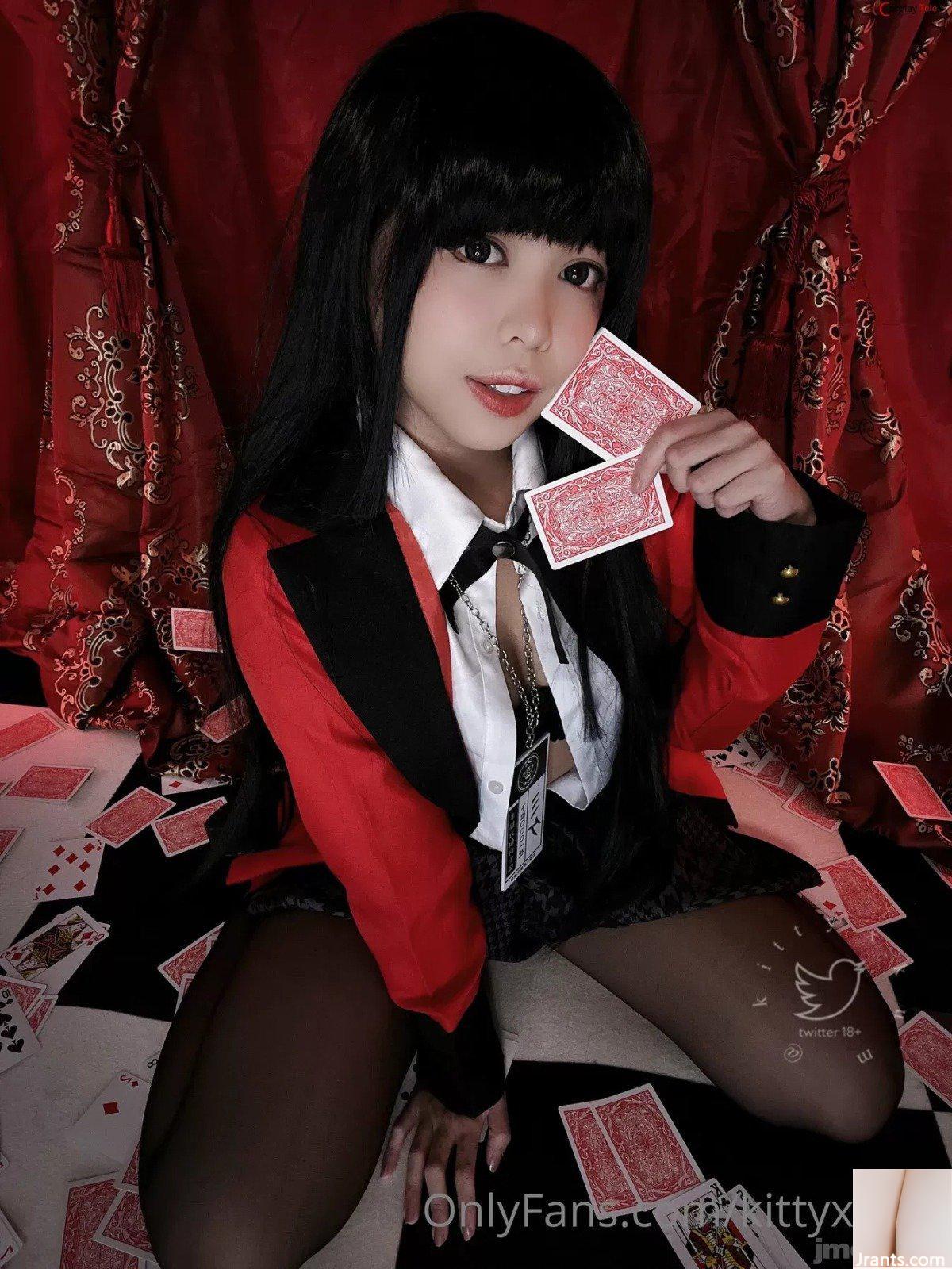 OnlyFan – Kittyxkum cosplay Yumeko Jabami – Kakegurui (126P)