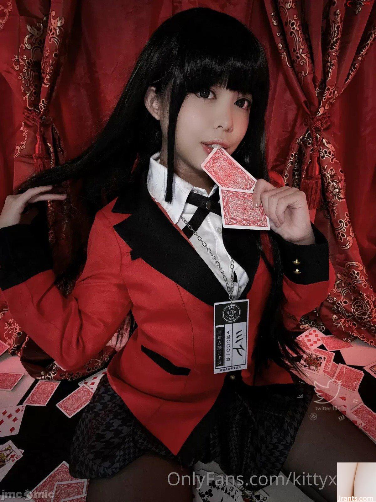 OnlyFan – Kittyxkum cosplay Yumeko Jabami – Kakegurui (126P)