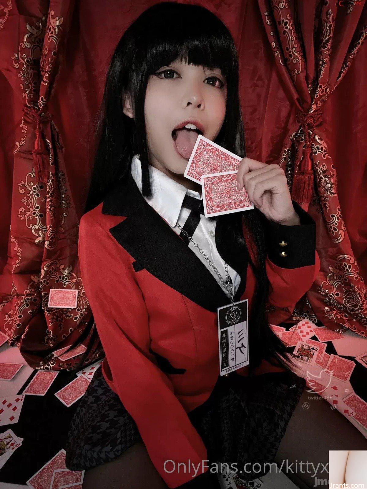 OnlyFan – Kittyxkum cosplay Yumeko Jabami – Kakegurui (126P)