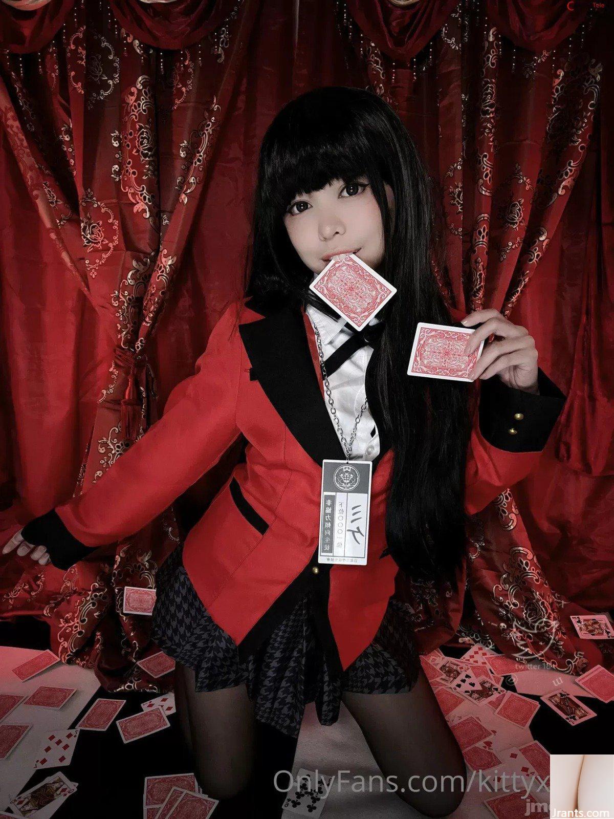 OnlyFan – Kittyxkum cosplay Yumeko Jabami – Kakegurui (126P)