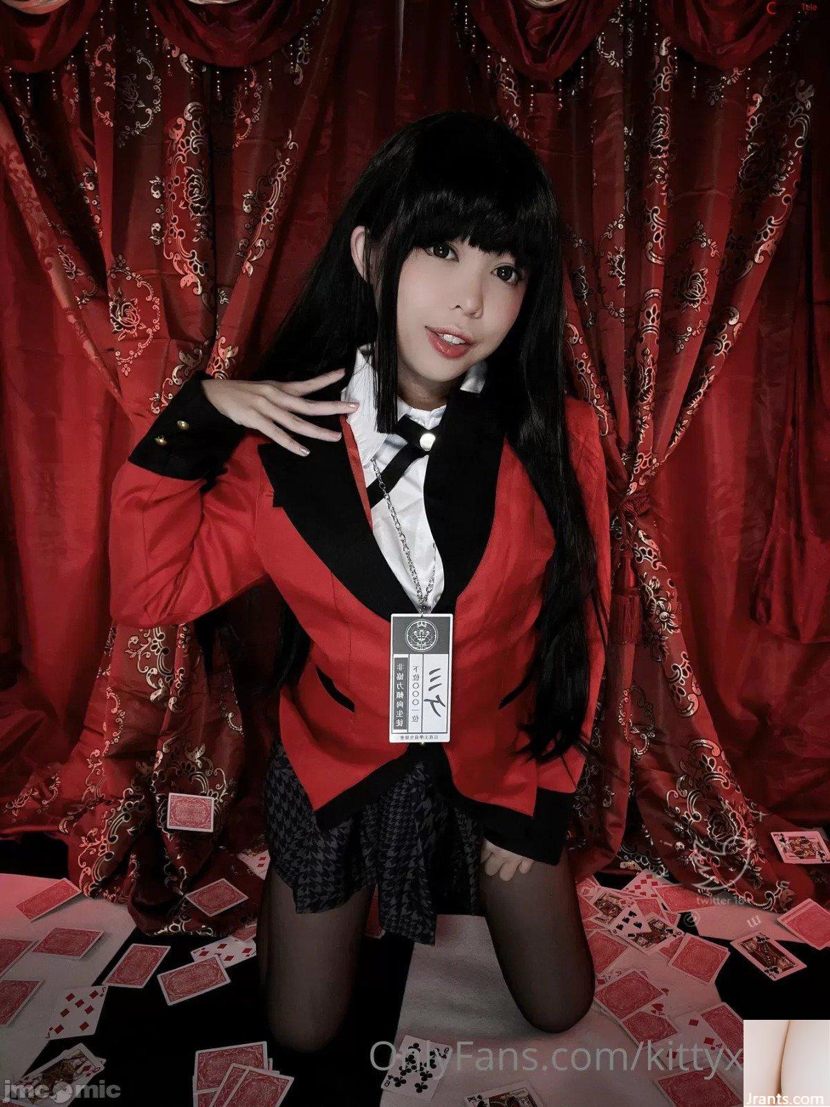 OnlyFan – Kittyxkum cosplay Yumeko Jabami – Kakegurui (126P)