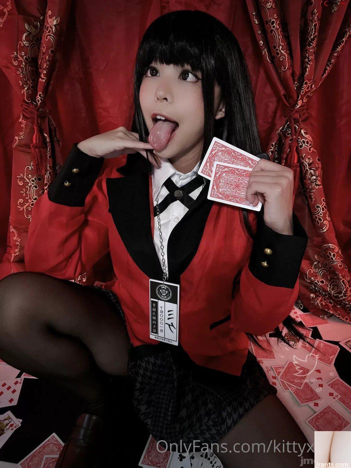 OnlyFan – Kittyxkum cosplay Yumeko Jabami – Kakegurui (126P)