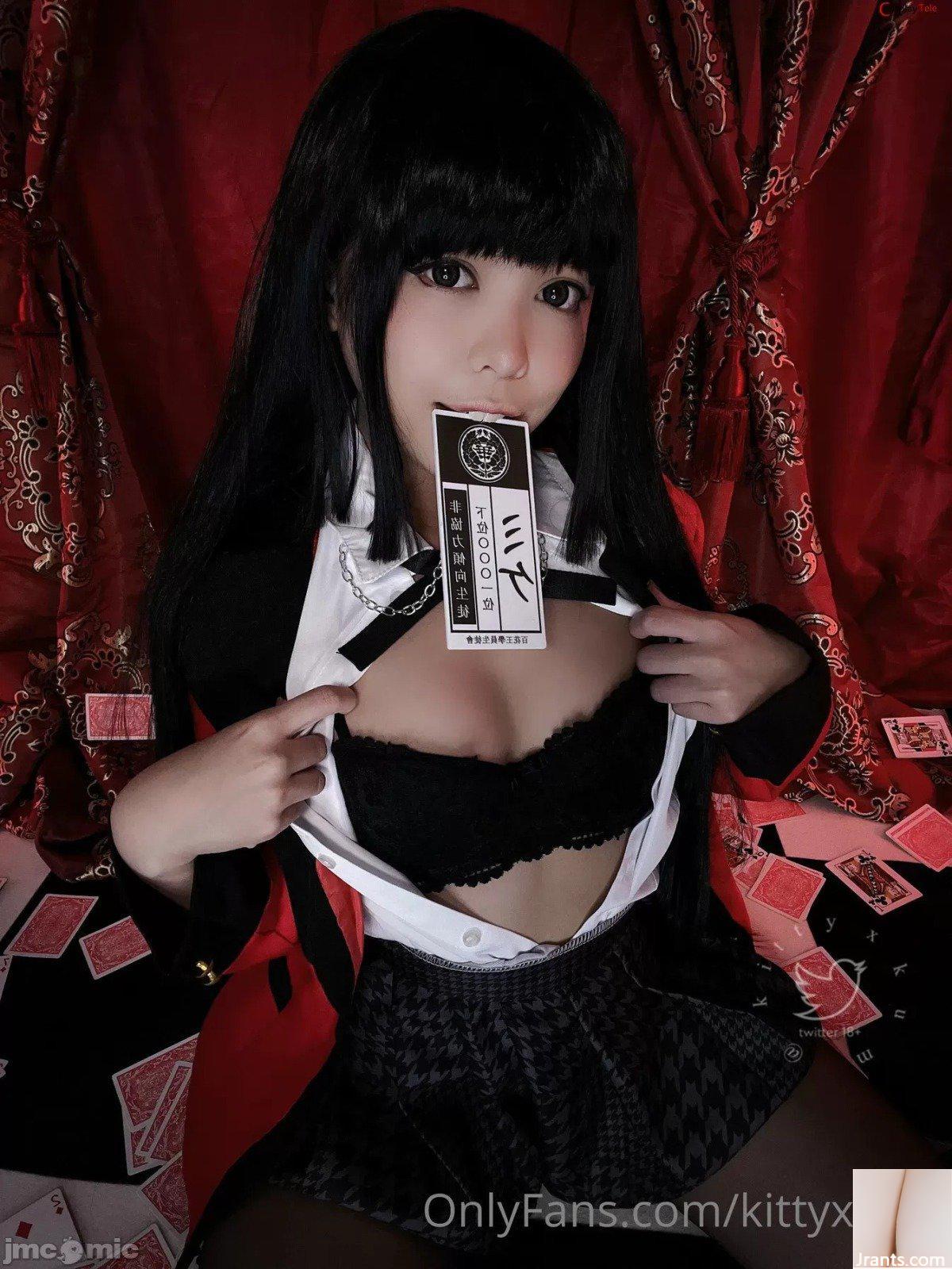 OnlyFan – Kittyxkum cosplay Yumeko Jabami – Kakegurui (126P)