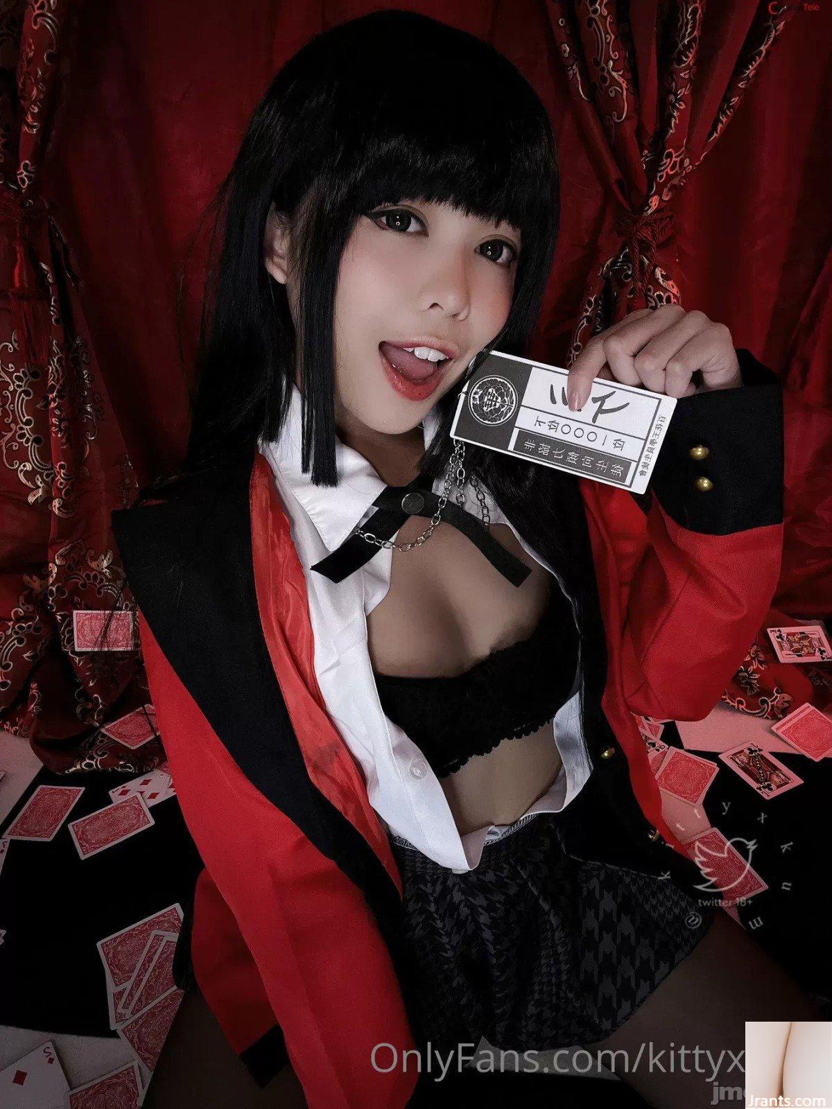 OnlyFan – Kittyxkum cosplay Yumeko Jabami – Kakegurui (126P)