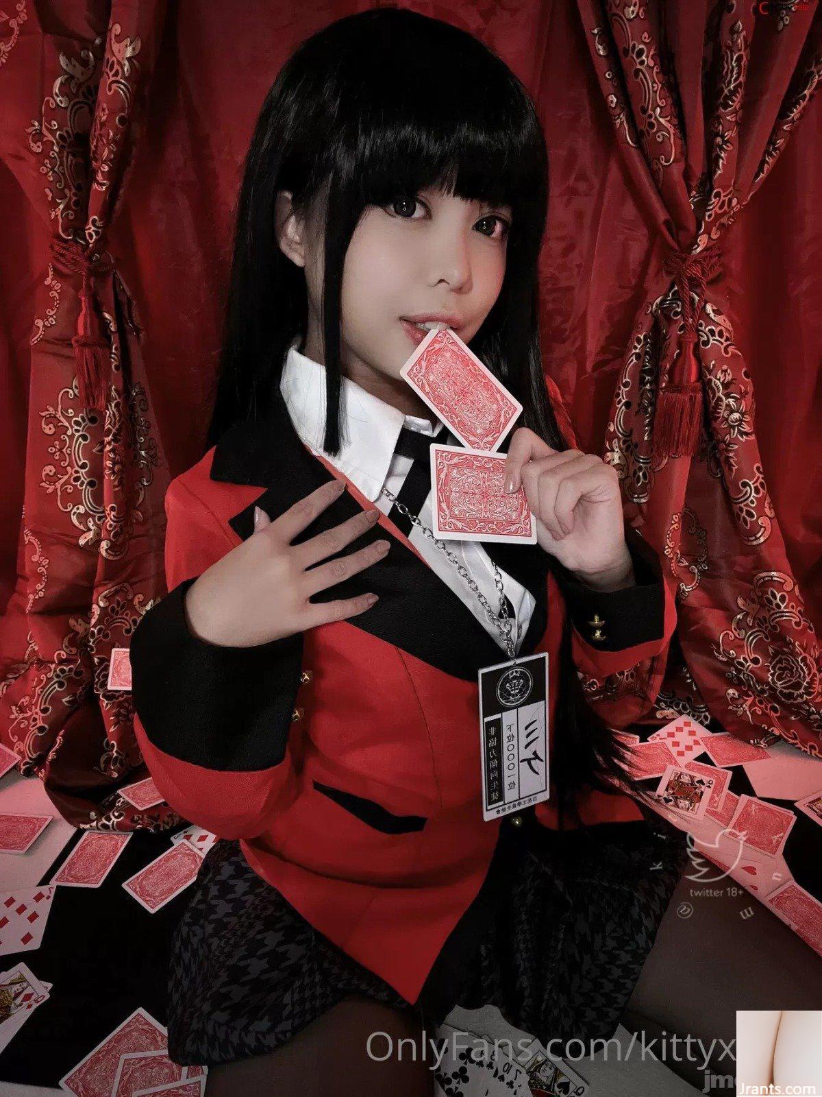 OnlyFan – Kittyxkum cosplay Yumeko Jabami – Kakegurui (126P)