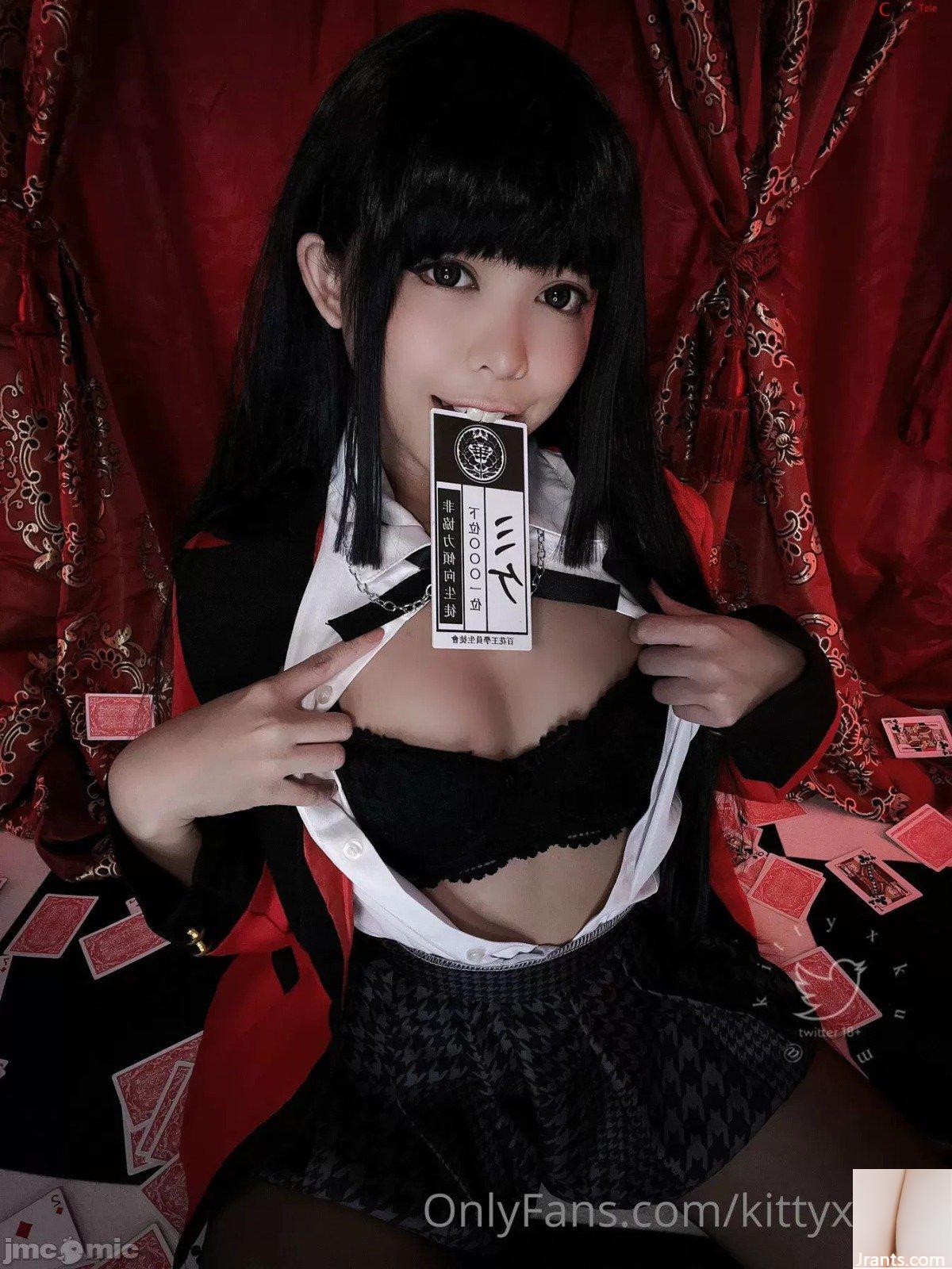 OnlyFan – Kittyxkum cosplay Yumeko Jabami – Kakegurui (126P)