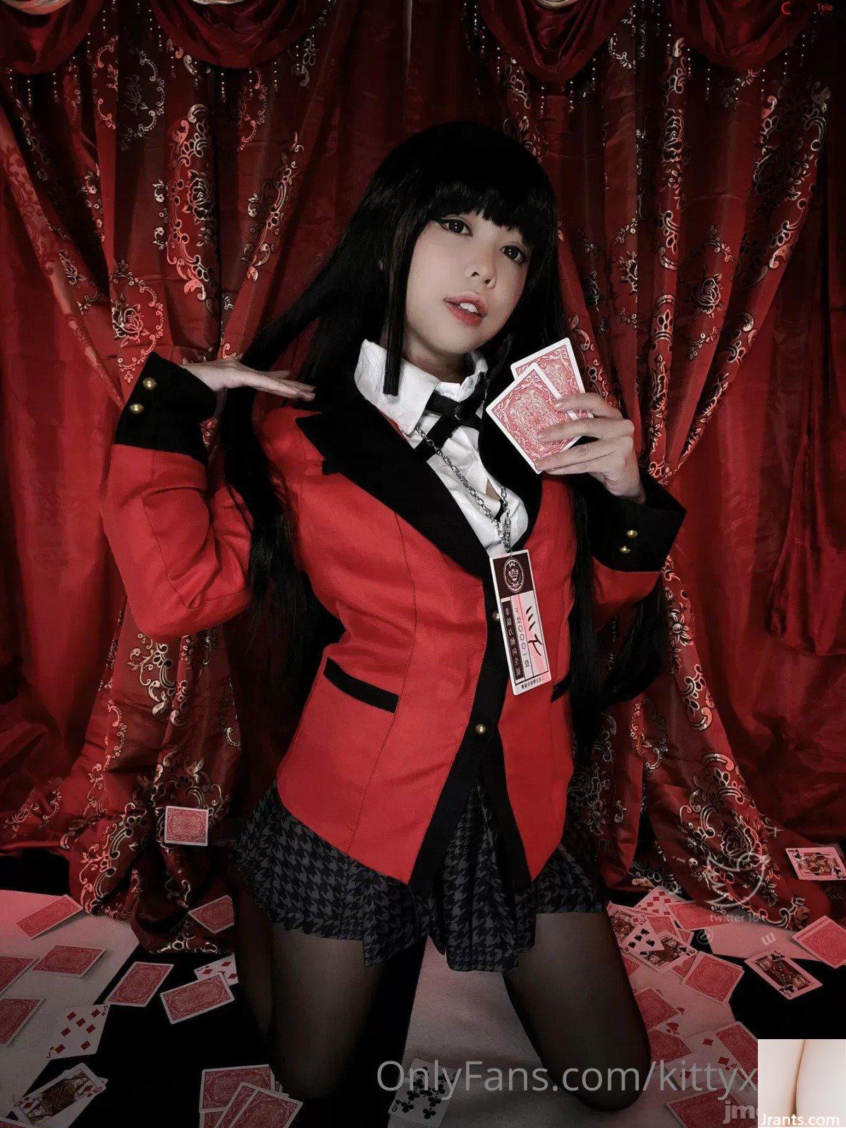 OnlyFan – Kittyxkum cosplay Yumeko Jabami – Kakegurui (126P)