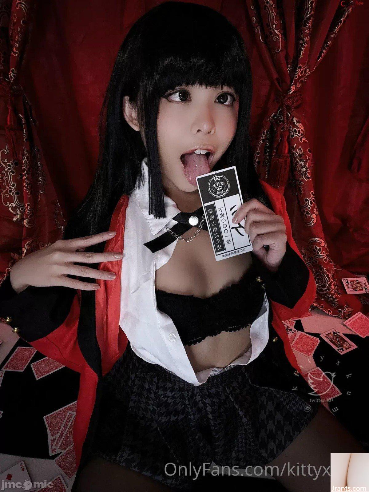 OnlyFan – Kittyxkum cosplay Yumeko Jabami – Kakegurui (126P)