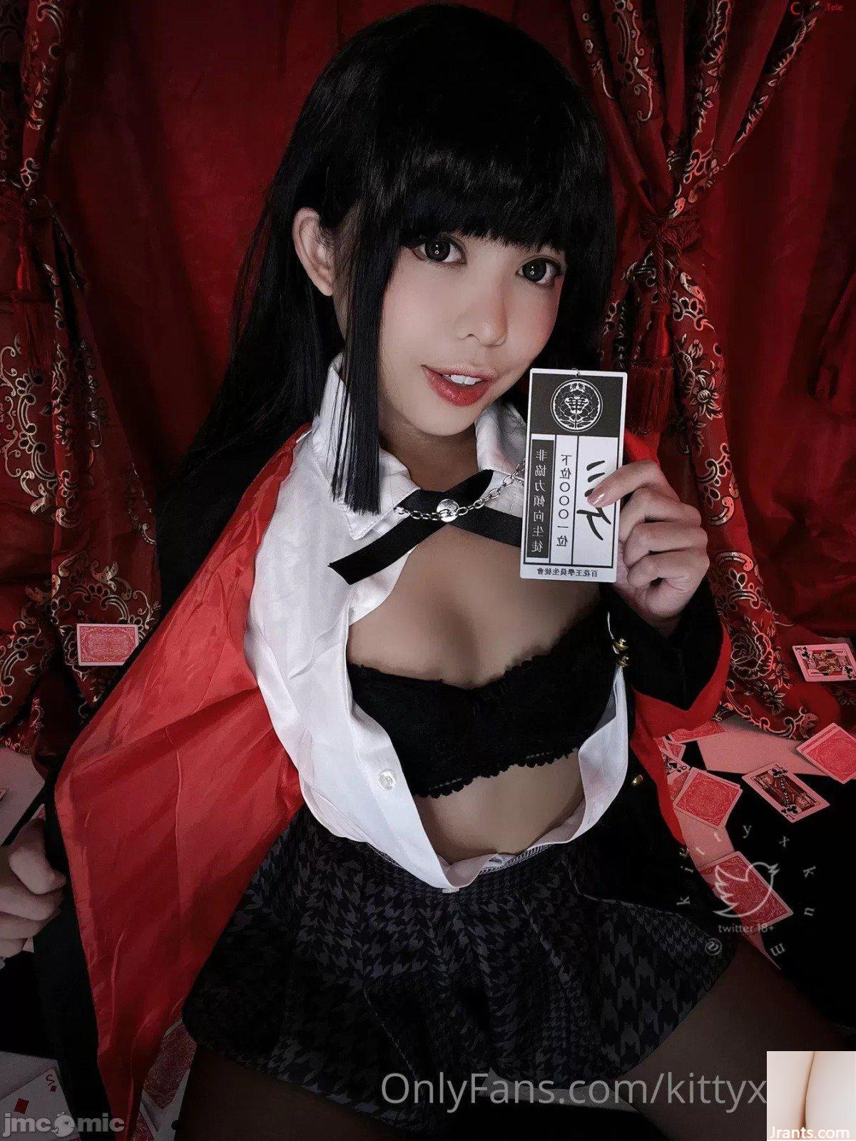 OnlyFan – Kittyxkum cosplay Yumeko Jabami – Kakegurui (126P)