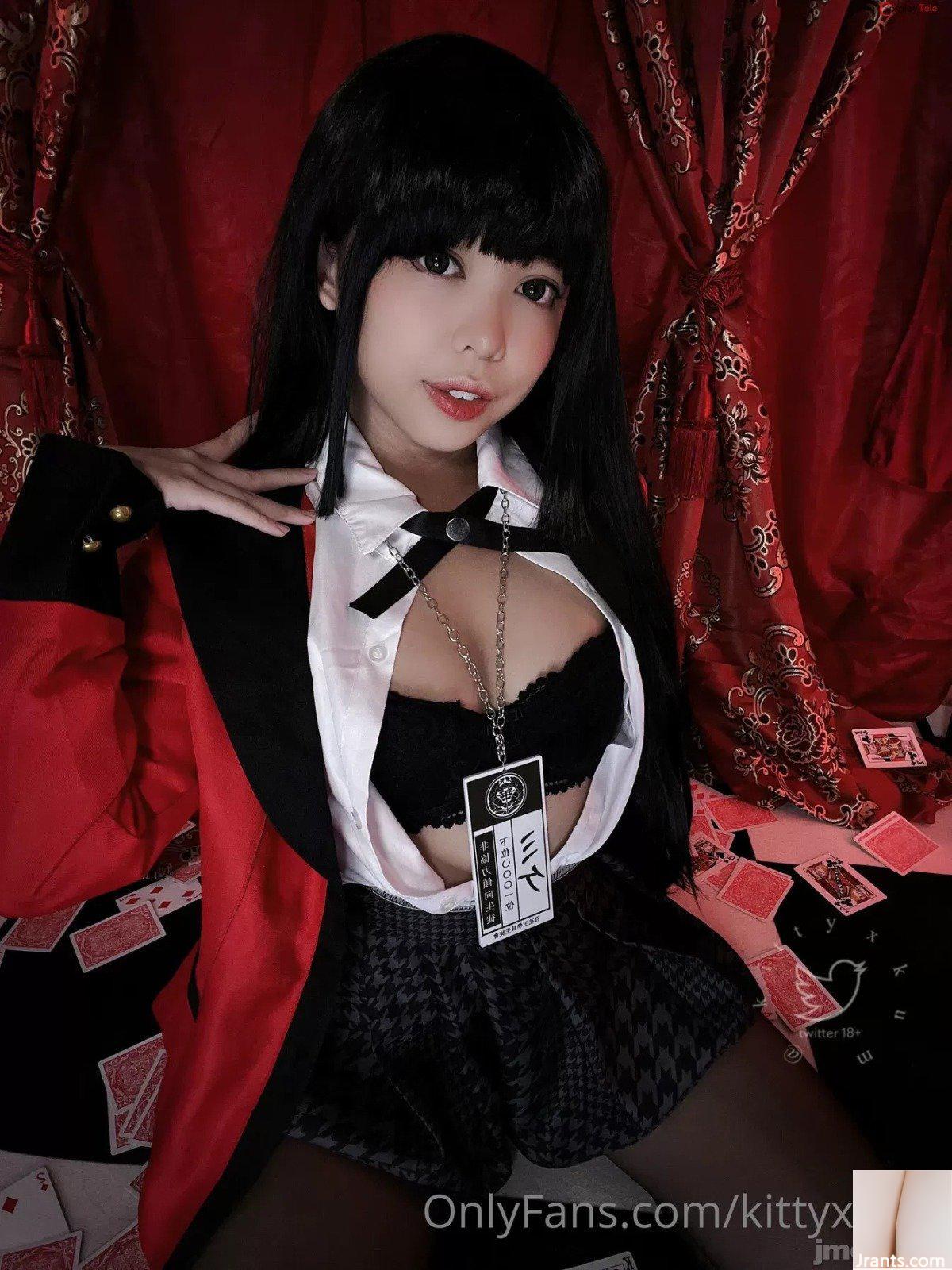 OnlyFan – Kittyxkum cosplay Yumeko Jabami – Kakegurui (126P)