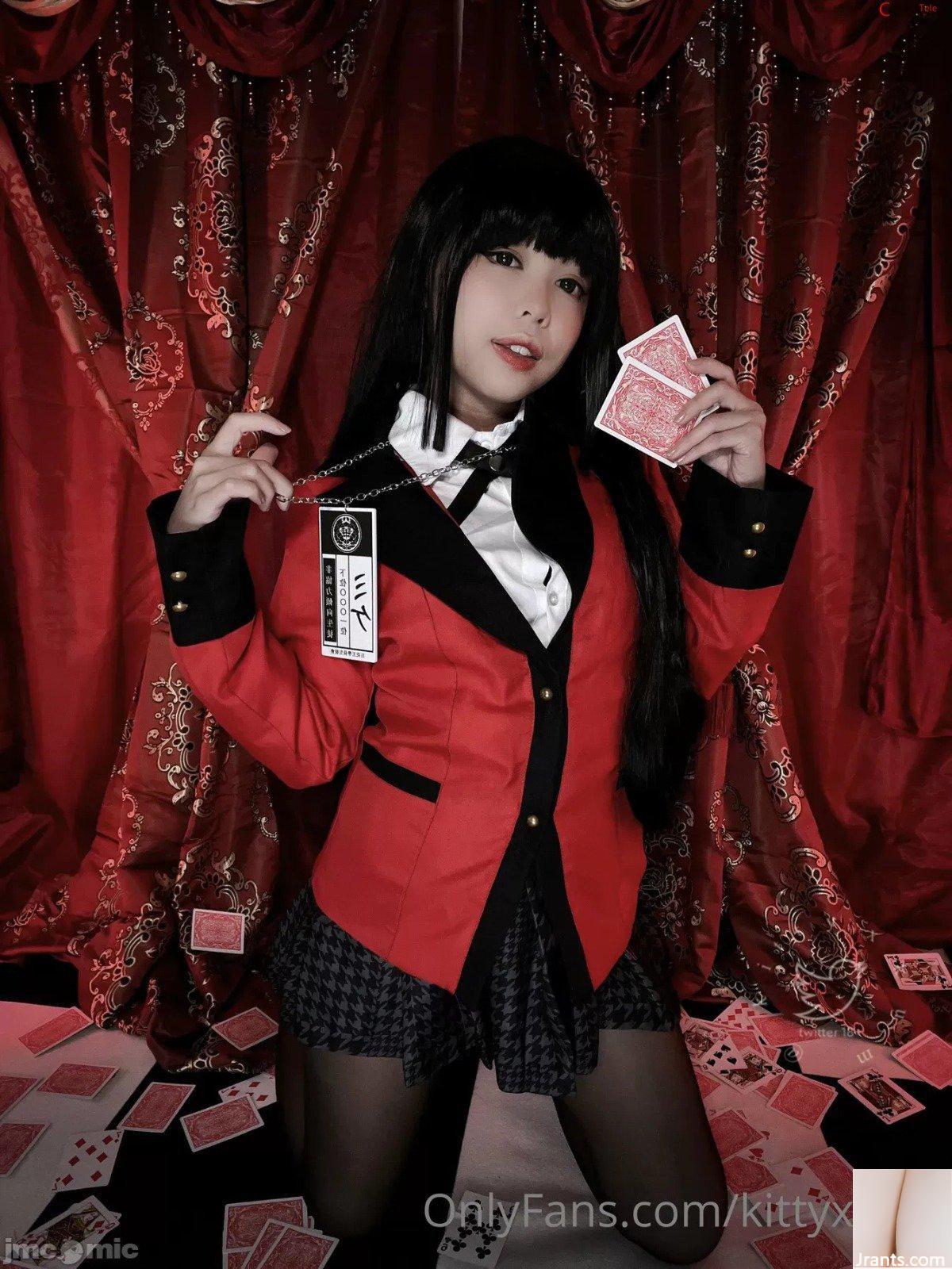 OnlyFan – Kittyxkum cosplay Yumeko Jabami – Kakegurui (126P)