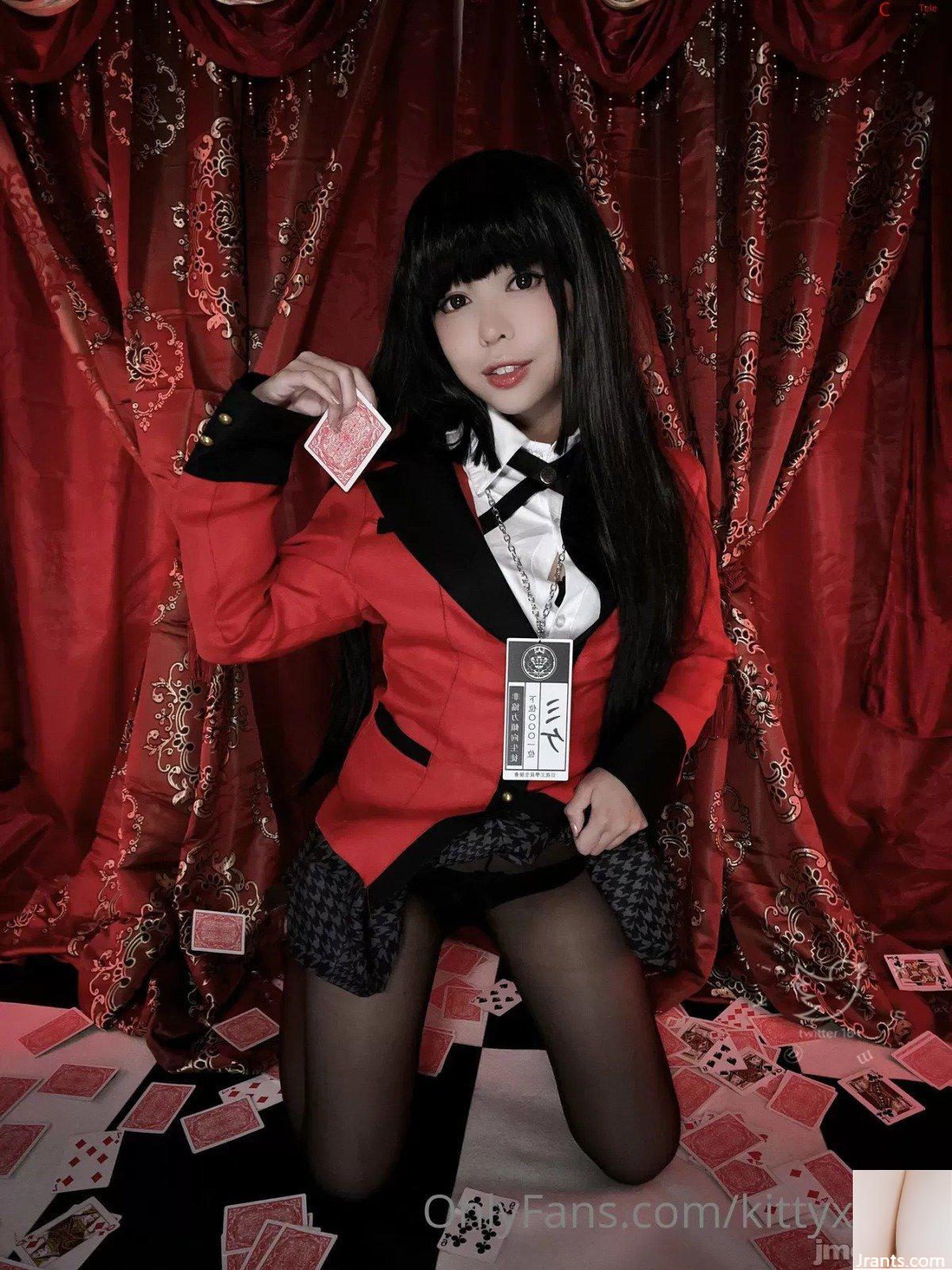 OnlyFan – Kittyxkum cosplay Yumeko Jabami – Kakegurui (126P)