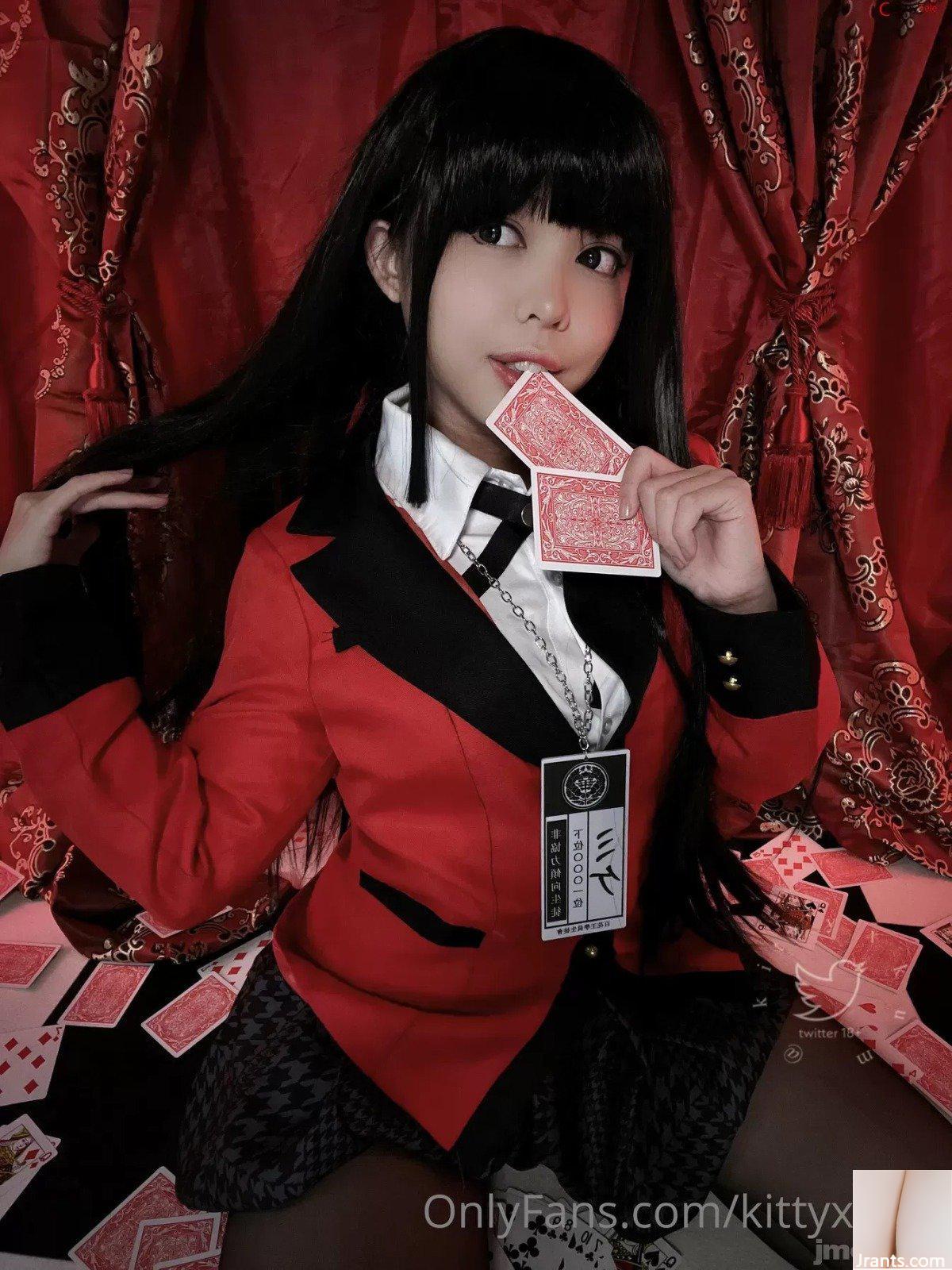 OnlyFan – Kittyxkum cosplay Yumeko Jabami – Kakegurui (126P)