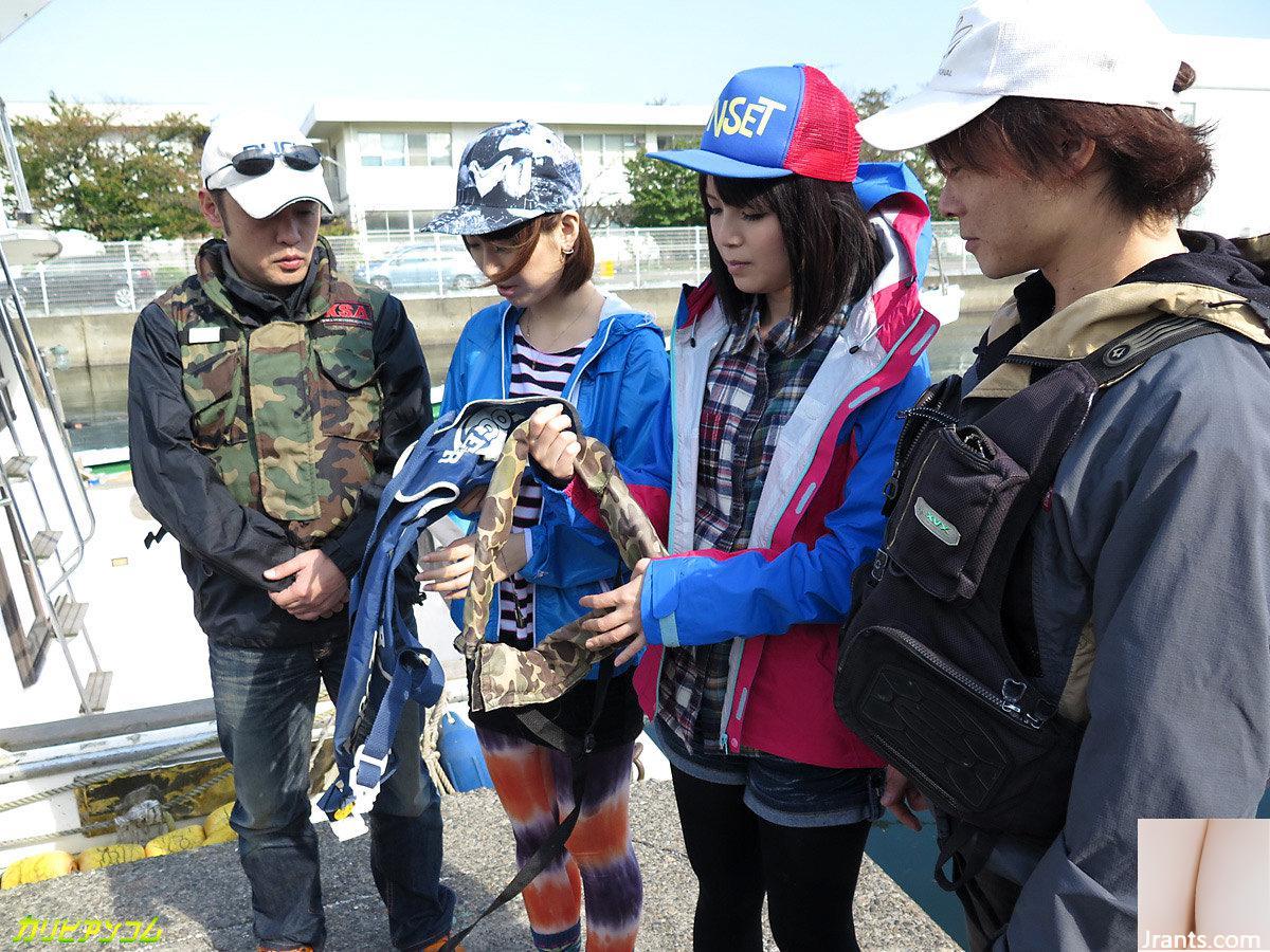 Concours de production AV Kaede Nonoka Tournoi de pêche en mer Tiki Chiki (107P)