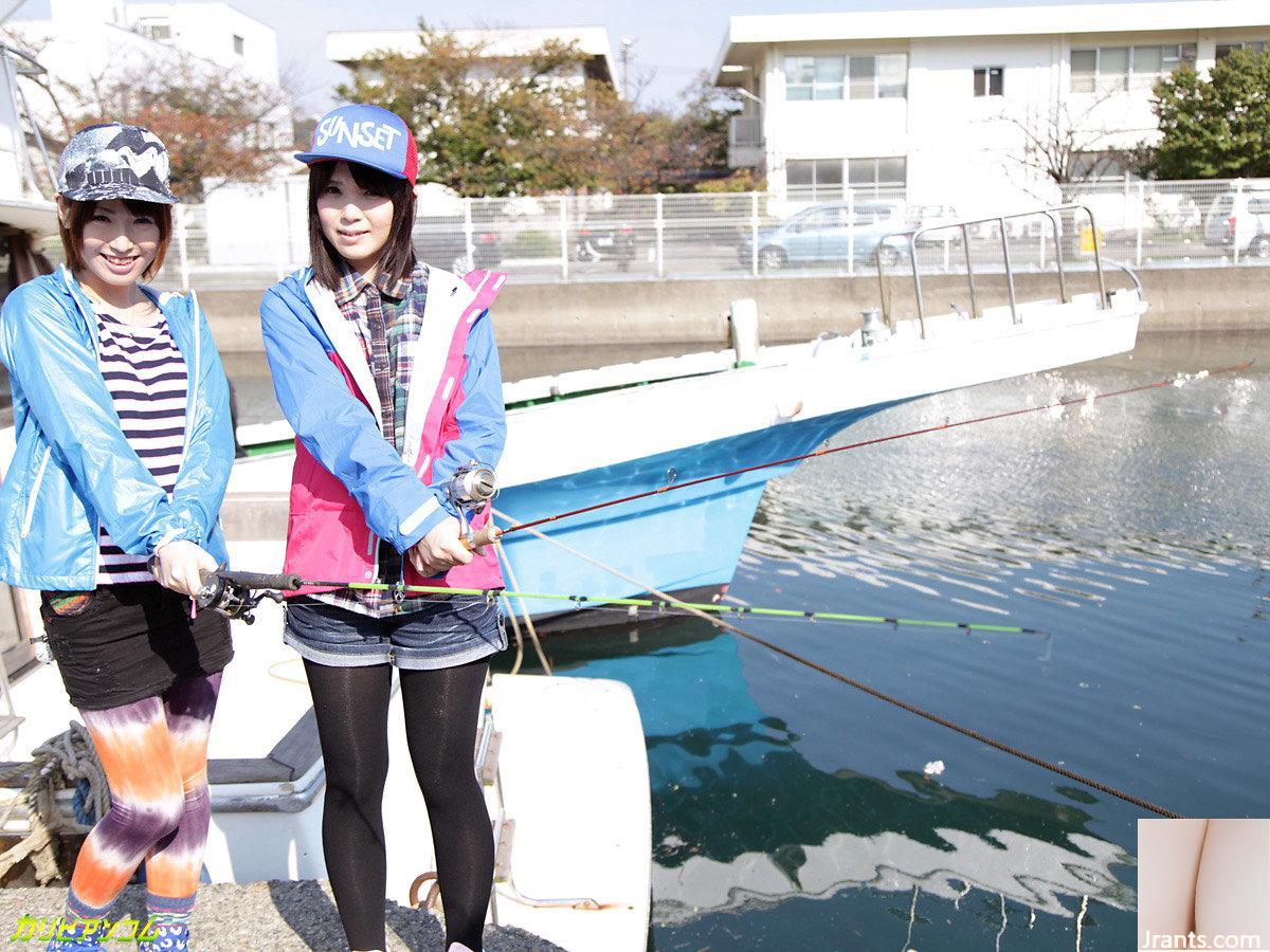 Concours de production AV Kaede Nonoka Tournoi de pêche en mer Tiki Chiki (107P)