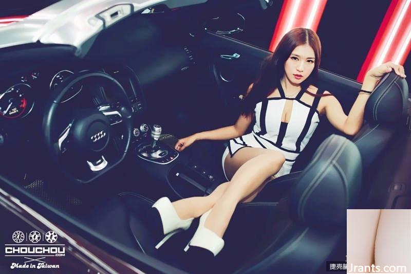 Das langbeinige E-Cup-Automodell der Zhuang Jing Vocational High School ~ Wilder kleiner Chunli (Zhijun Jun) ~ Die Fotos von großen Brüsten, schönen Beinen und schönen Brüsten im Auto sind sehr auffällig (29P)