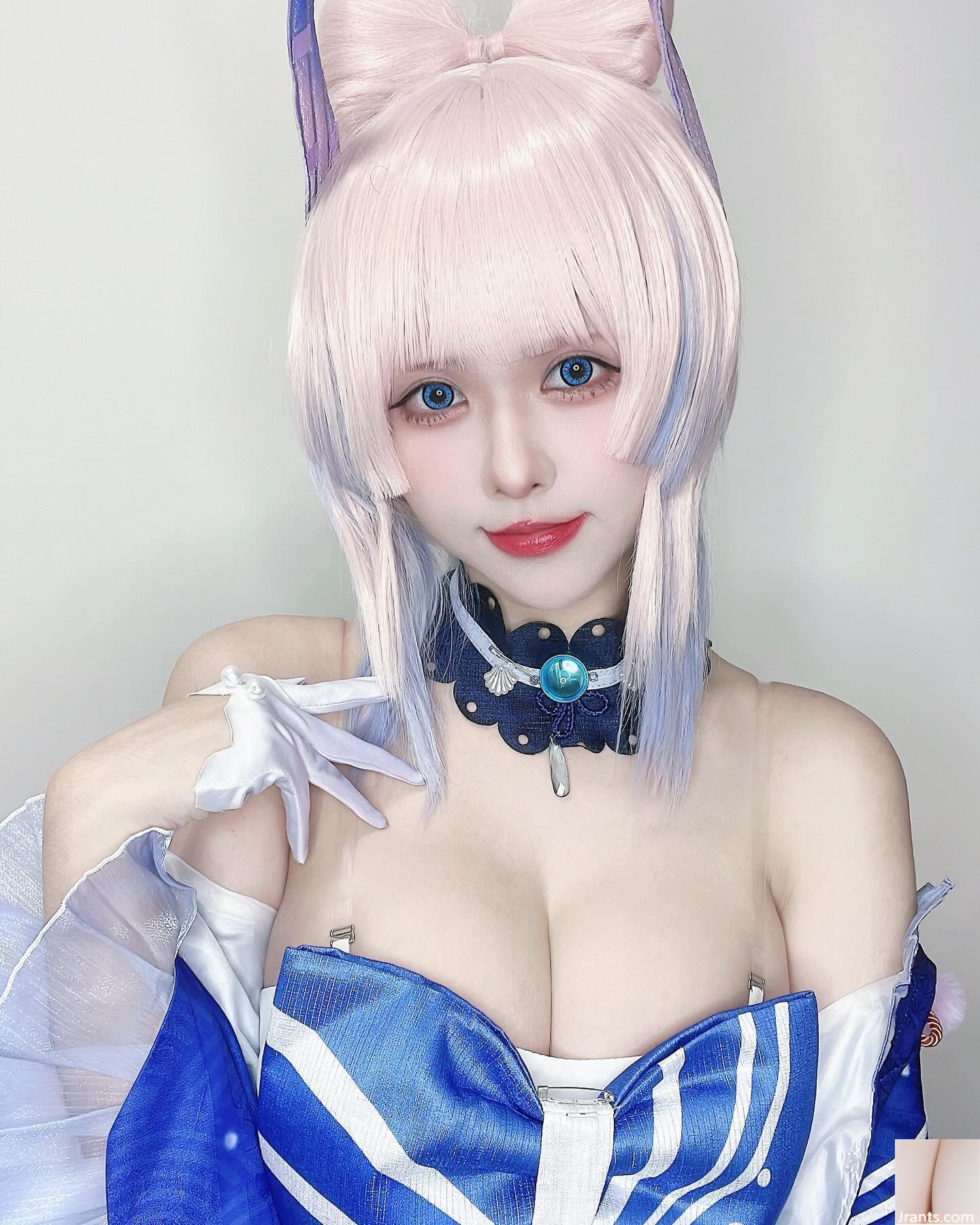 Sexy cosplayer &#8220; 臇?Sora&#8221;  ၏ နက်ရှိုင်းသော V အကွဲအပြဲသည် မခံမရပ်နိုင်ဖြစ်ပြီး လူများကို နှာခေါင်းသွေးလျှံစေသည် (22P)