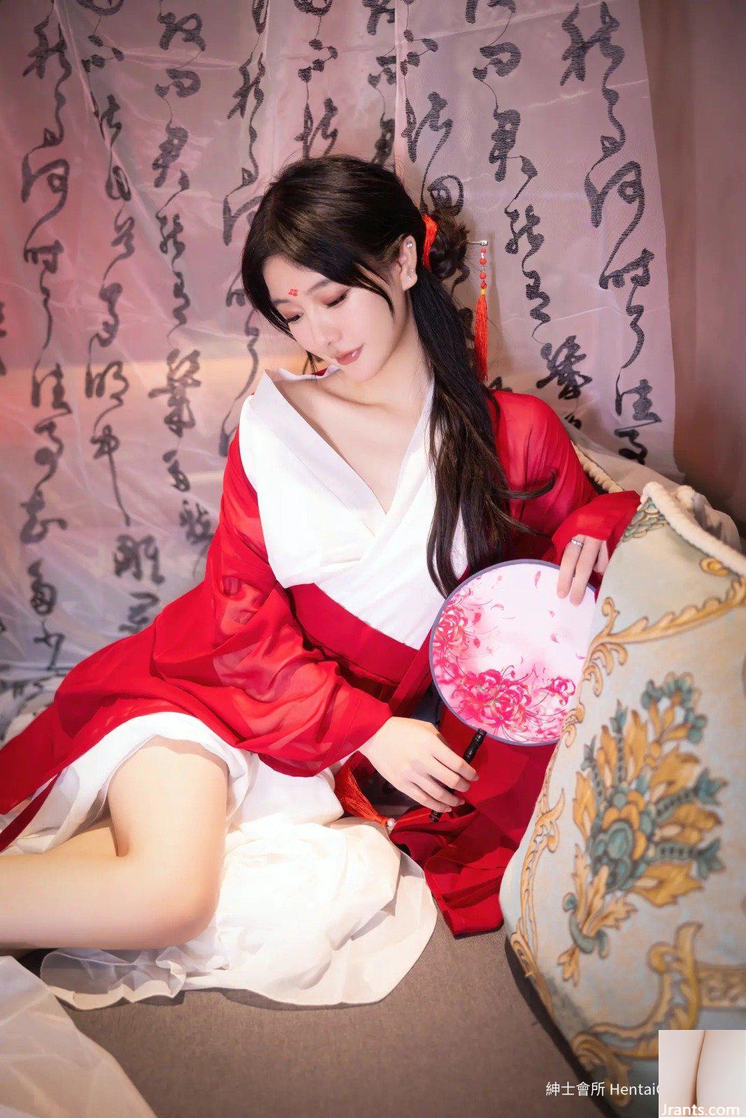 Robe rouge de style ancien de Xie Xiaoan (142P)