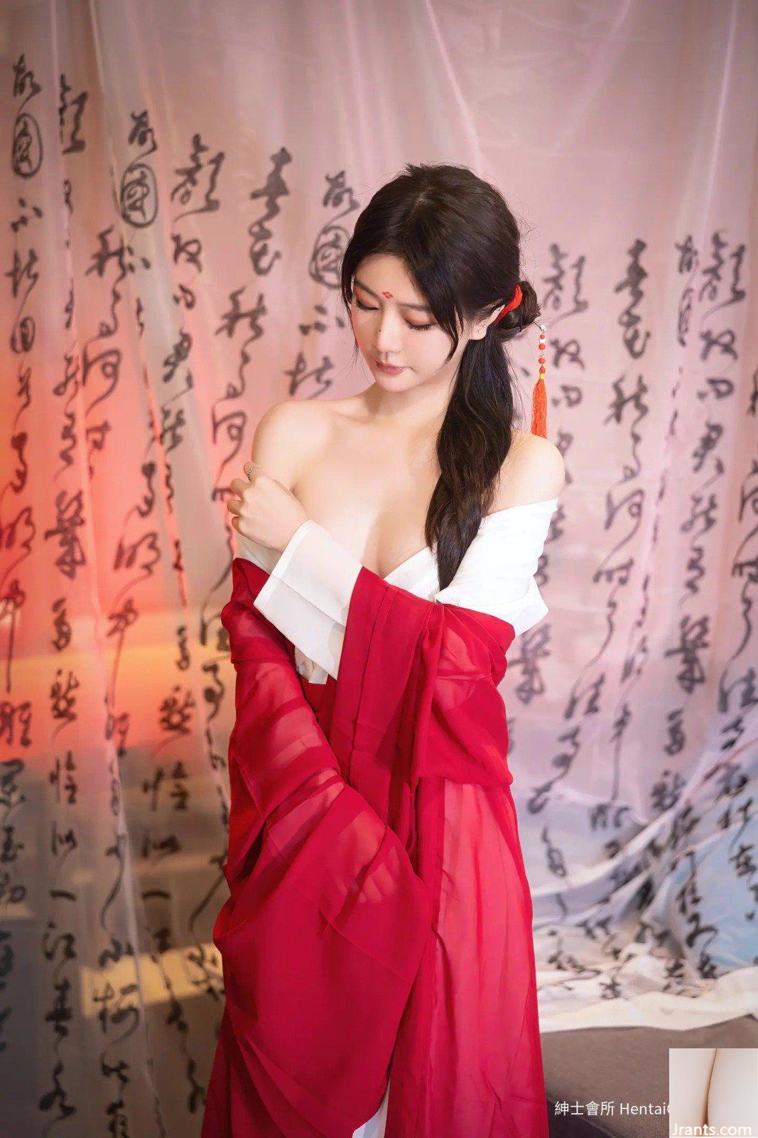 Robe rouge de style ancien de Xie Xiaoan (142P)