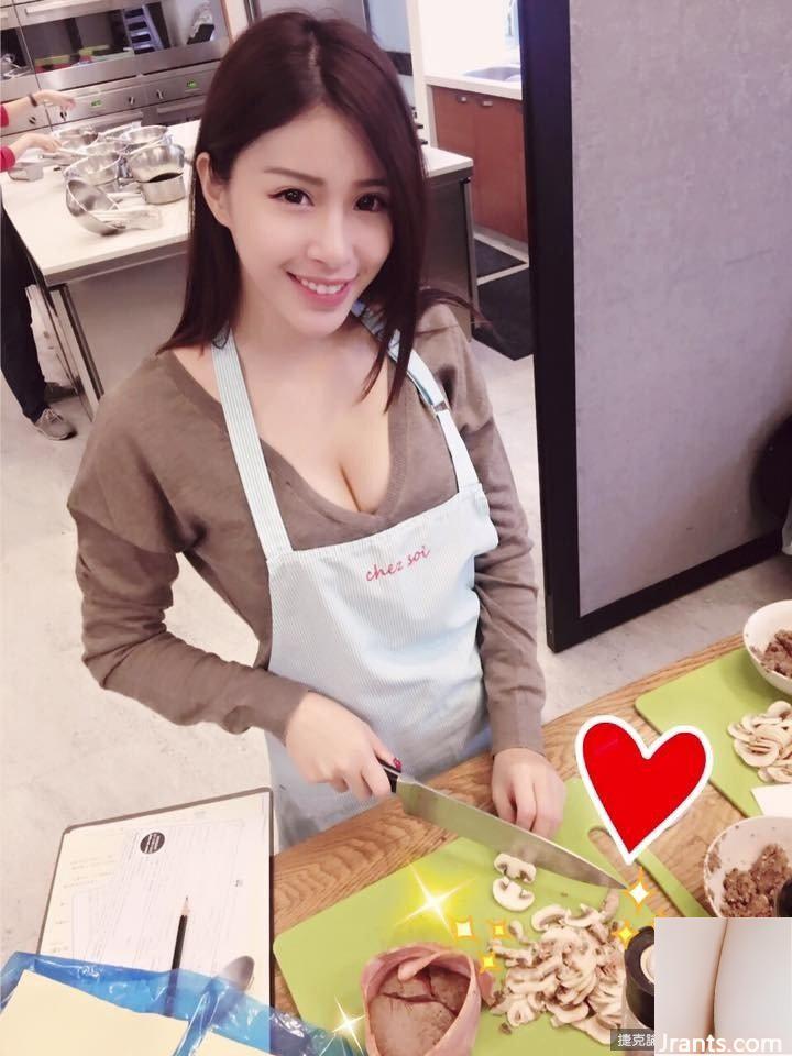 Il y a un petit chef sexy à la maison, Wu Yuqi-Lillian, qui n&#39;a pas peur des basses températures, du col en V et des seins à servir (16P)