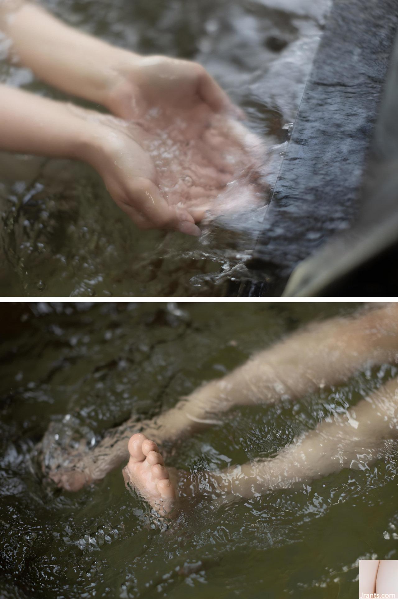 (Shiraishi Miyuki) exposée sous vide sans porter de vêtements, exposant généreusement ses beaux seins blancs (23P)