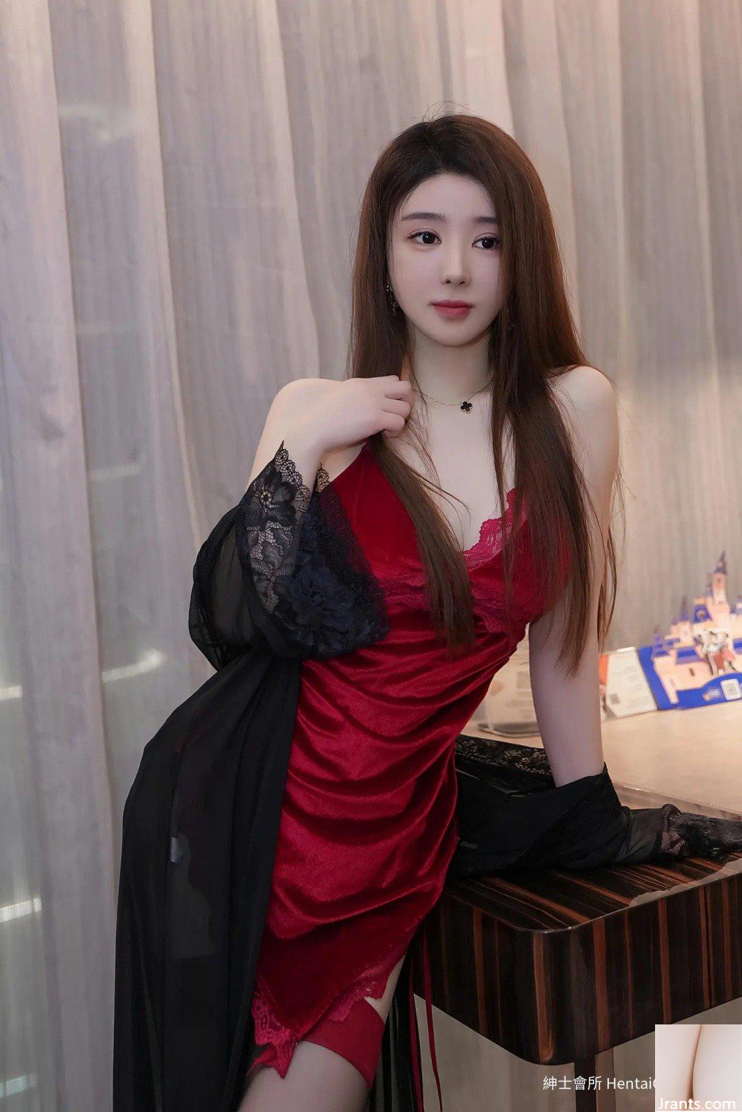 Baju Tidur Suspender Merah Bayi Yuer (61P