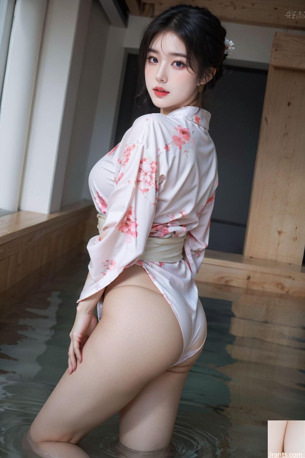 kimono mojado