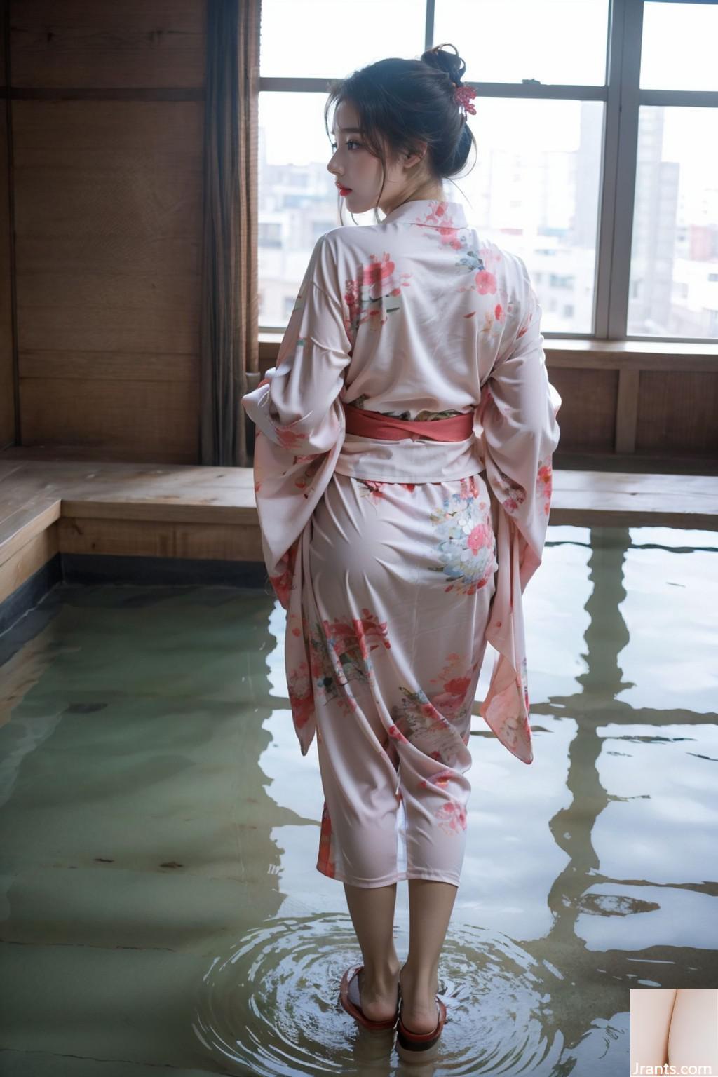 kimono mojado