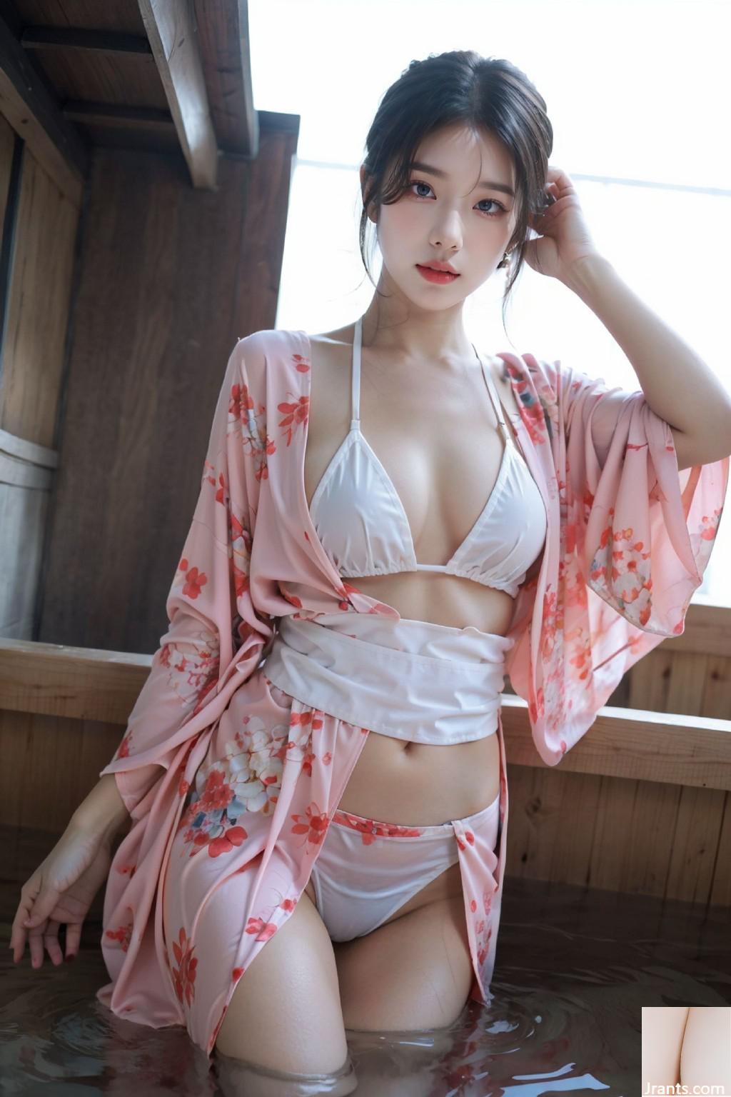 kimono mojado