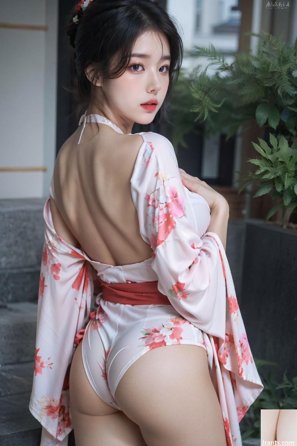 kimono mojado