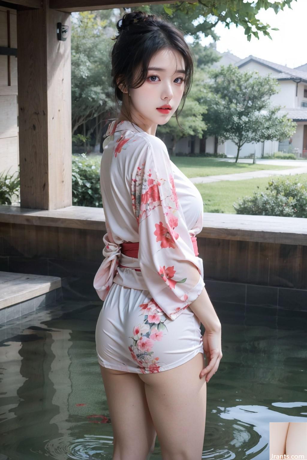 kimono mojado