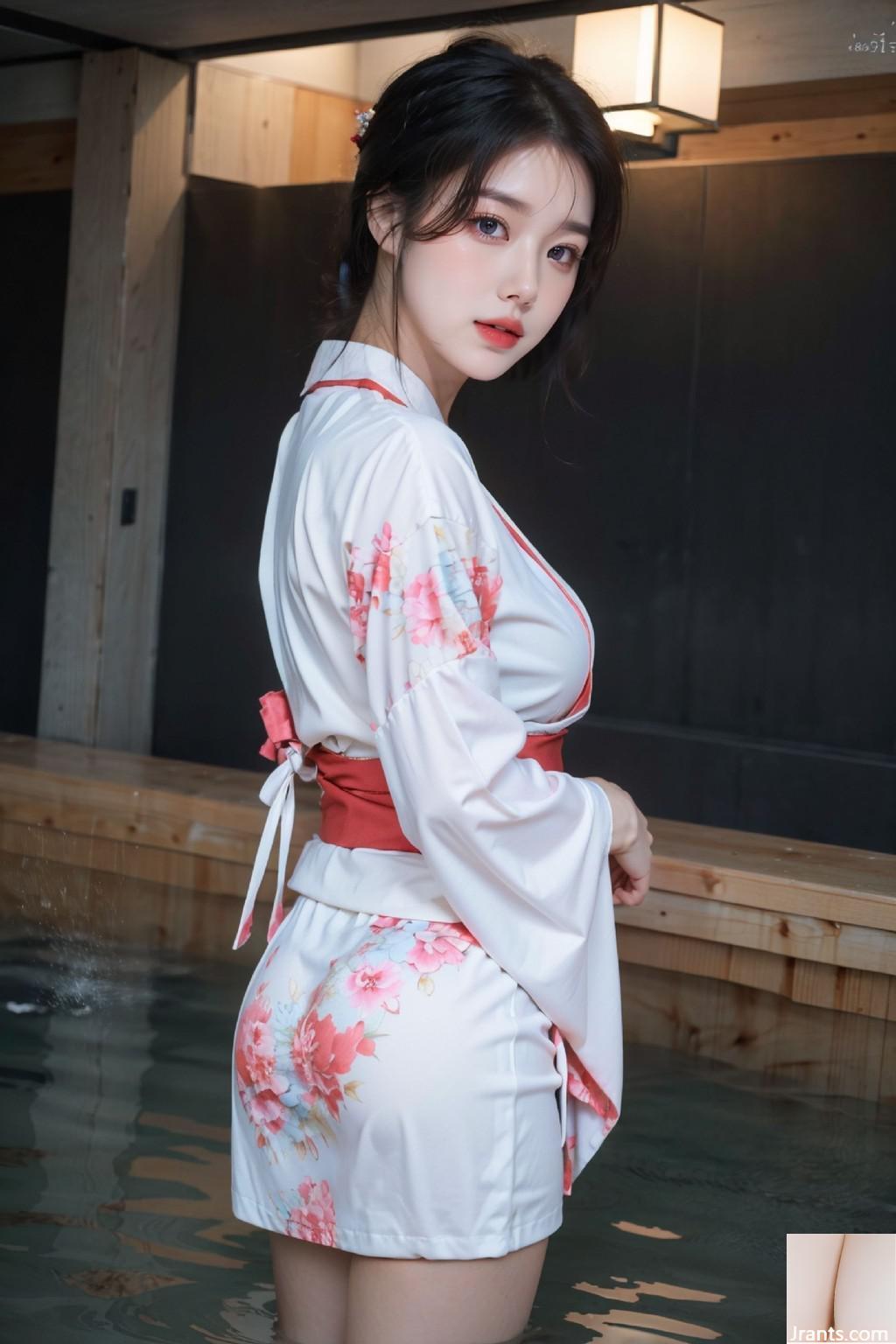 kimono mojado