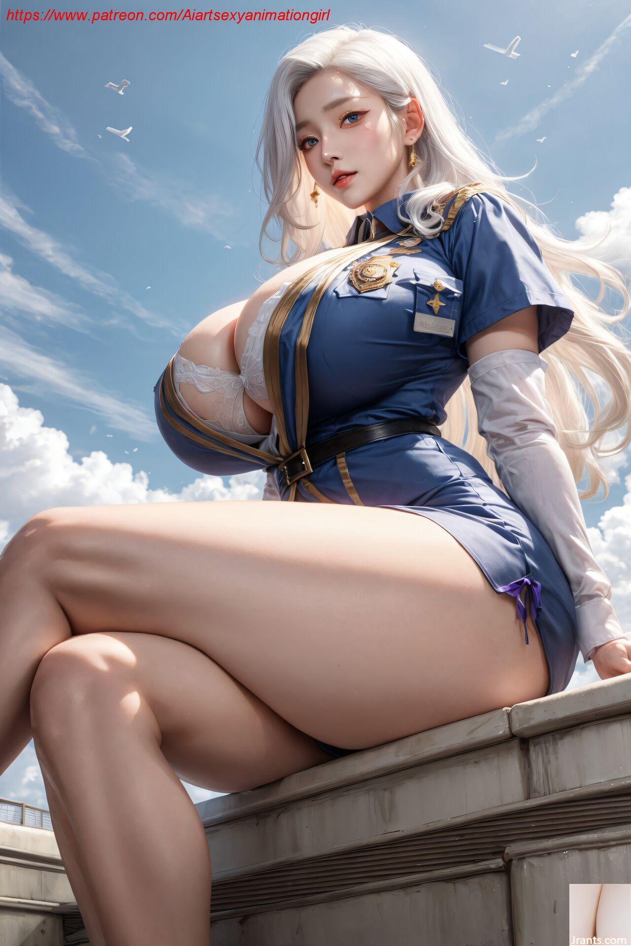 (Patreon) (Ai_Art_Sexy_Animation_Girl) 승무원 – 01