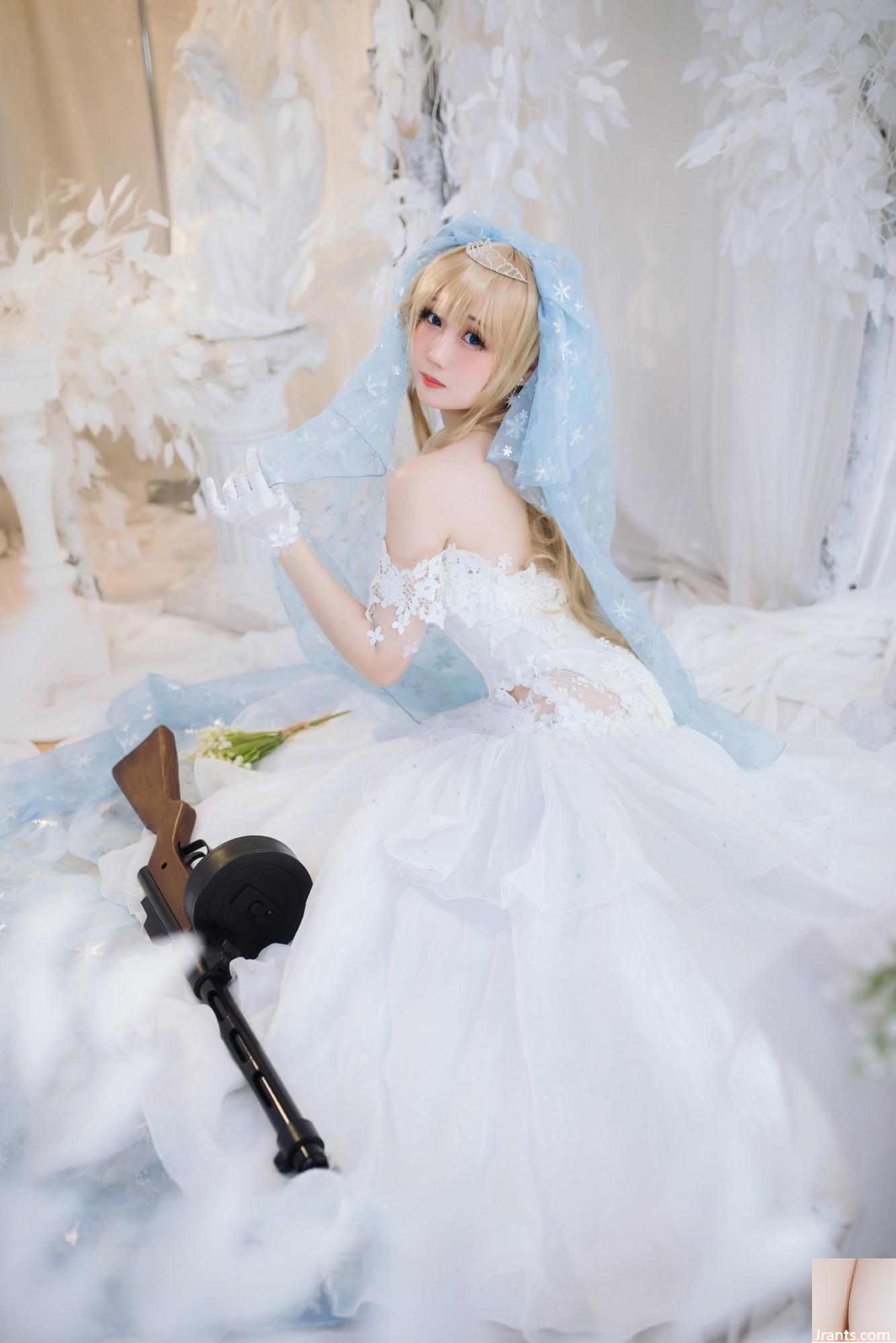 (Collection en ligne) Fille sociale compote de carbone « Somi Wedding Dress » exclusivité VIP (45P)