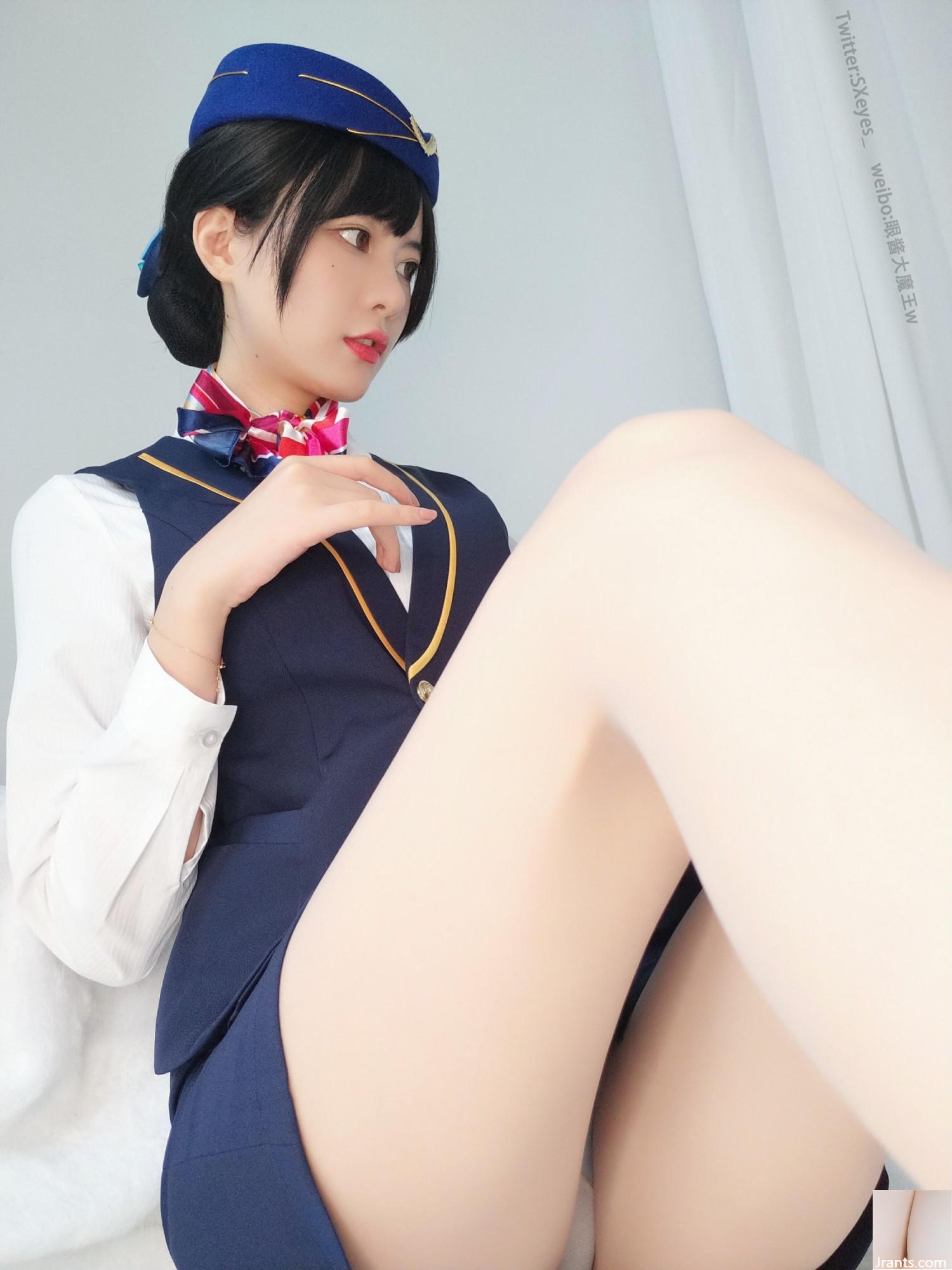 (Online-Sammlung) Welfare Girl Eye Sauce Devil „Stewardess Uniform“ VIP exklusiv (30P)