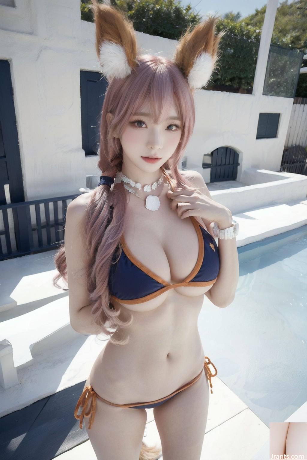 No563 Tamamo Mae Bikini