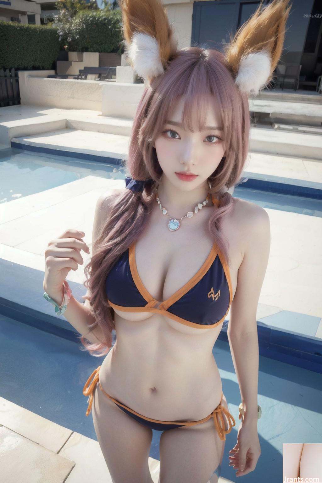 No563 Tamamo Mae Bikini