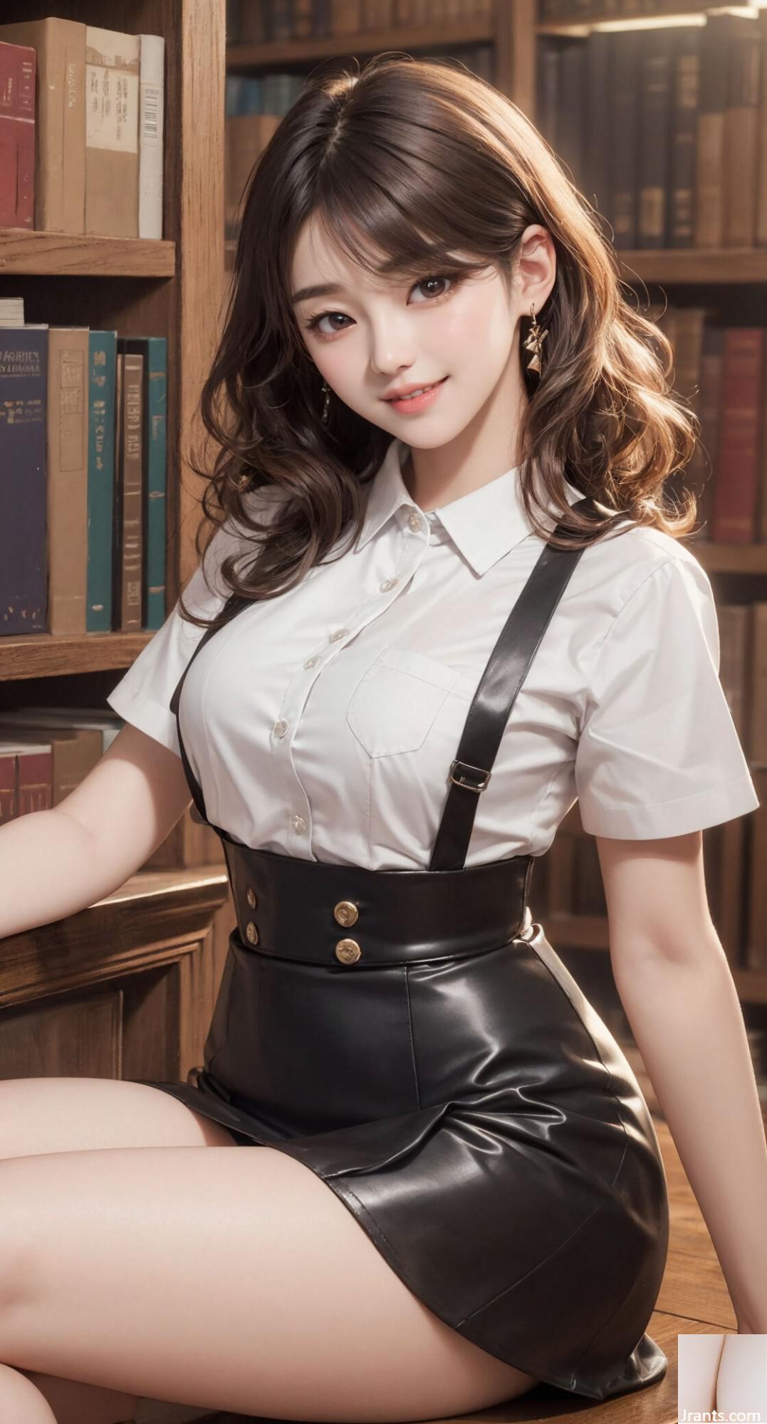 ★PATREON★ (KI in der virtuellen Realität) Mädchen mit süßer Uniform