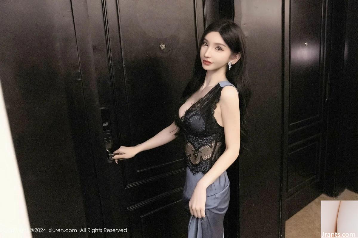 Il numero 8242 di XiuRen della gonna lunga di seta sexy della dea Zhou Yuxi Sally + tuta di tulle nero che mostra una foto di tentazione del corpo perfetto (107P)