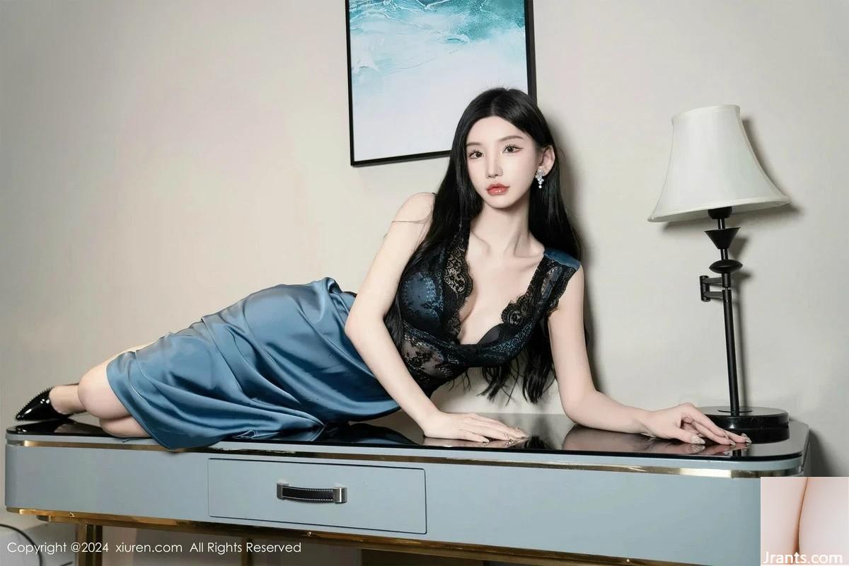 Il numero 8242 di XiuRen della gonna lunga di seta sexy della dea Zhou Yuxi Sally + tuta di tulle nero che mostra una foto di tentazione del corpo perfetto (107P)