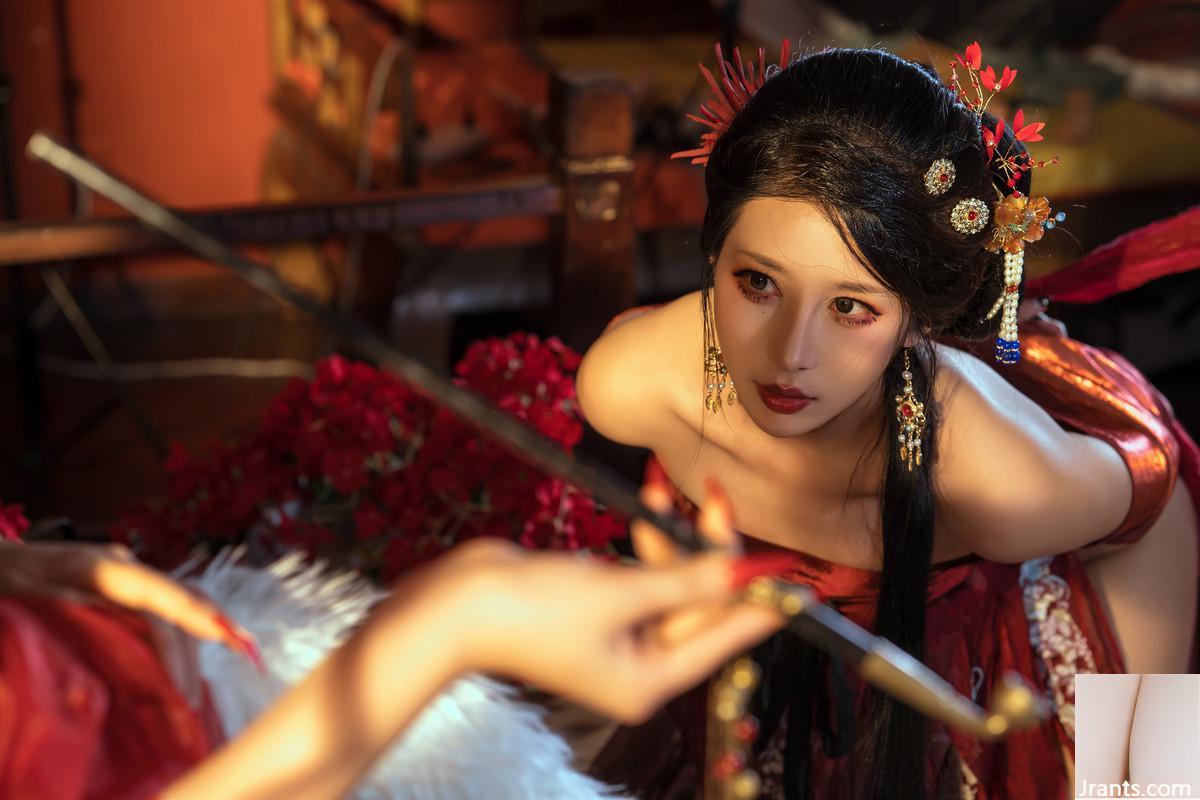 Coser красавица Yunxi Xi Naitao и Naixijiang красивый бордель романтическая тема сексуальные сестры классическое платье мастер показывает пухлую фигуру соблазнительное фото